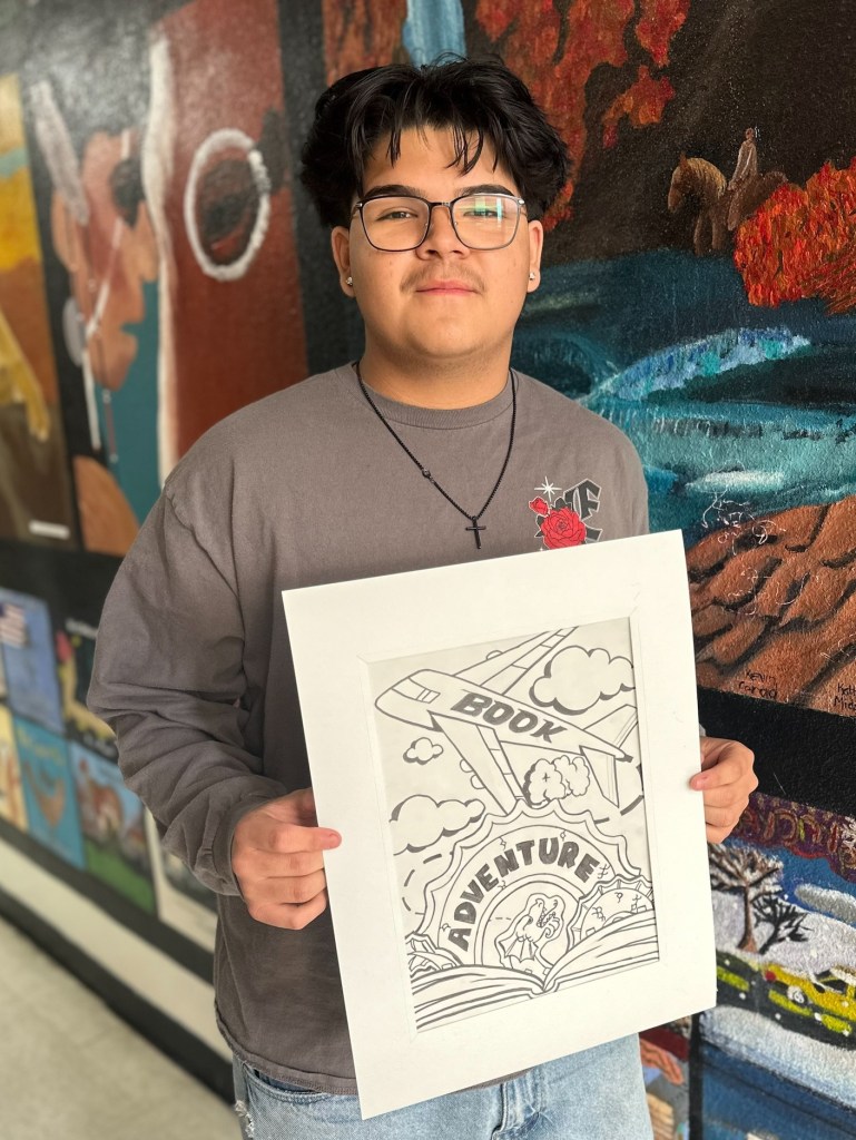 Carson City student earns Honorable Mention for Reading Week Art Contest